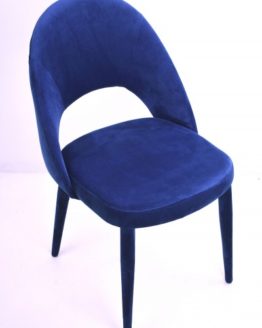 stoel blauw fluweel 2