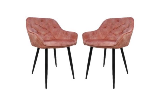 Stoel Liverpool velours - Afbeelding 2