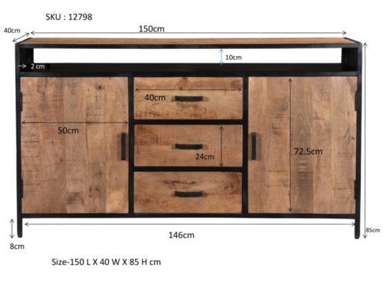 Dressoir Sturdy open - Afbeelding 5