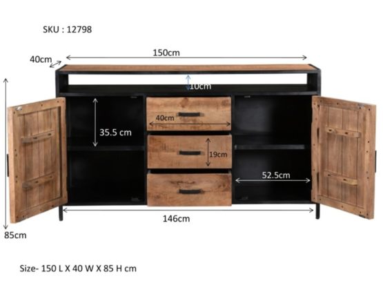 Dressoir Sturdy open - Afbeelding 4