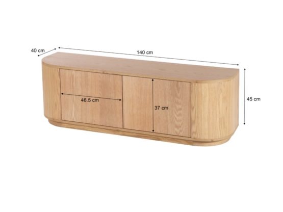 tv-dressoir Novero 2 kleuren - Afbeelding 4