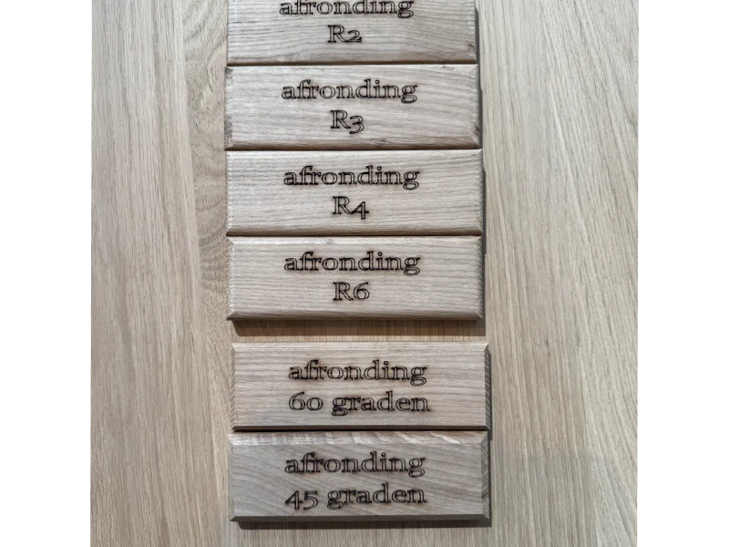 tafelblad eiken recht - Afbeelding 5